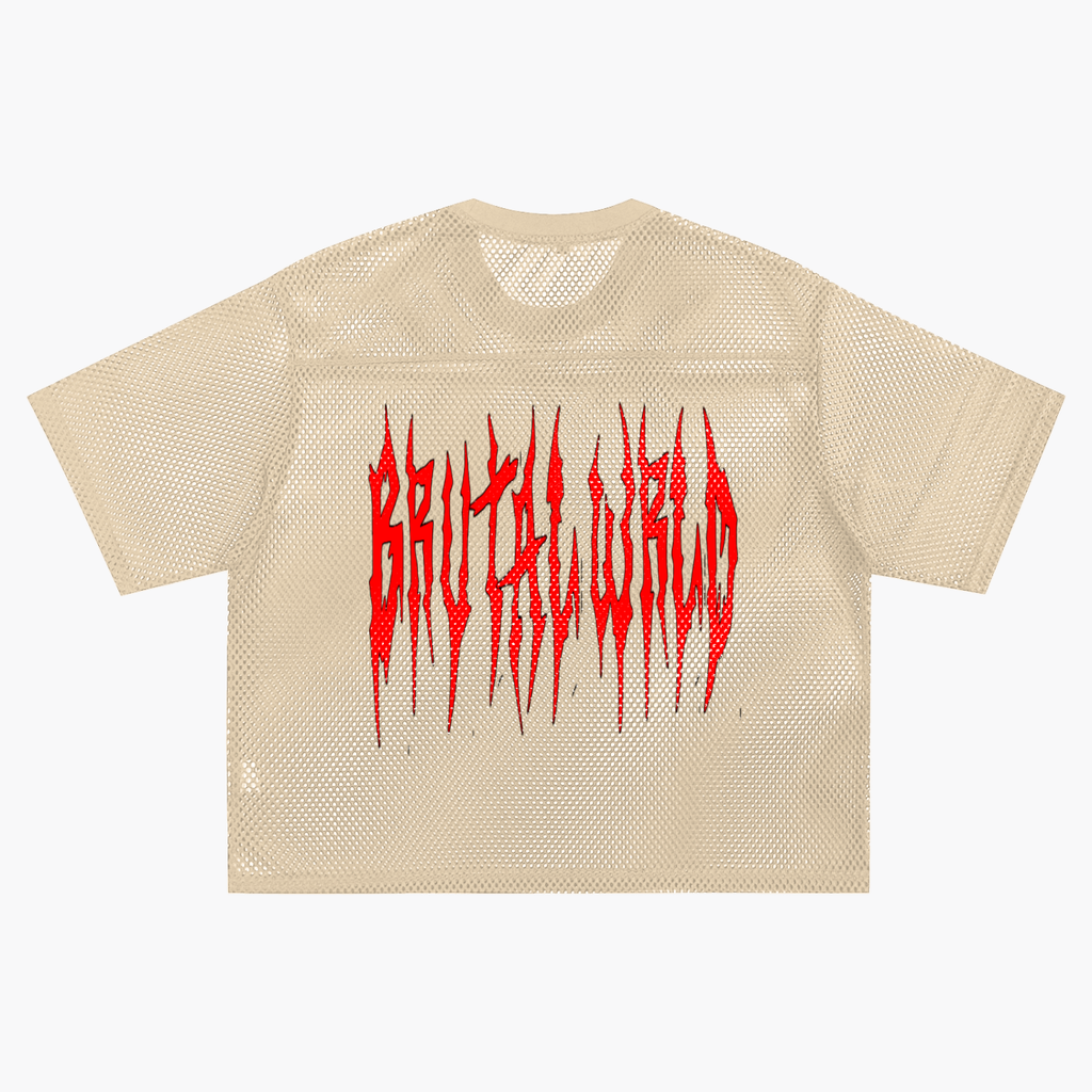See-through Boxy Net T-Shirt