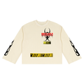 Unisex Waffle Raw Edge T-Shirt