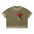 Unisex Boxy Sunfade Vintage Wash T-Shirt