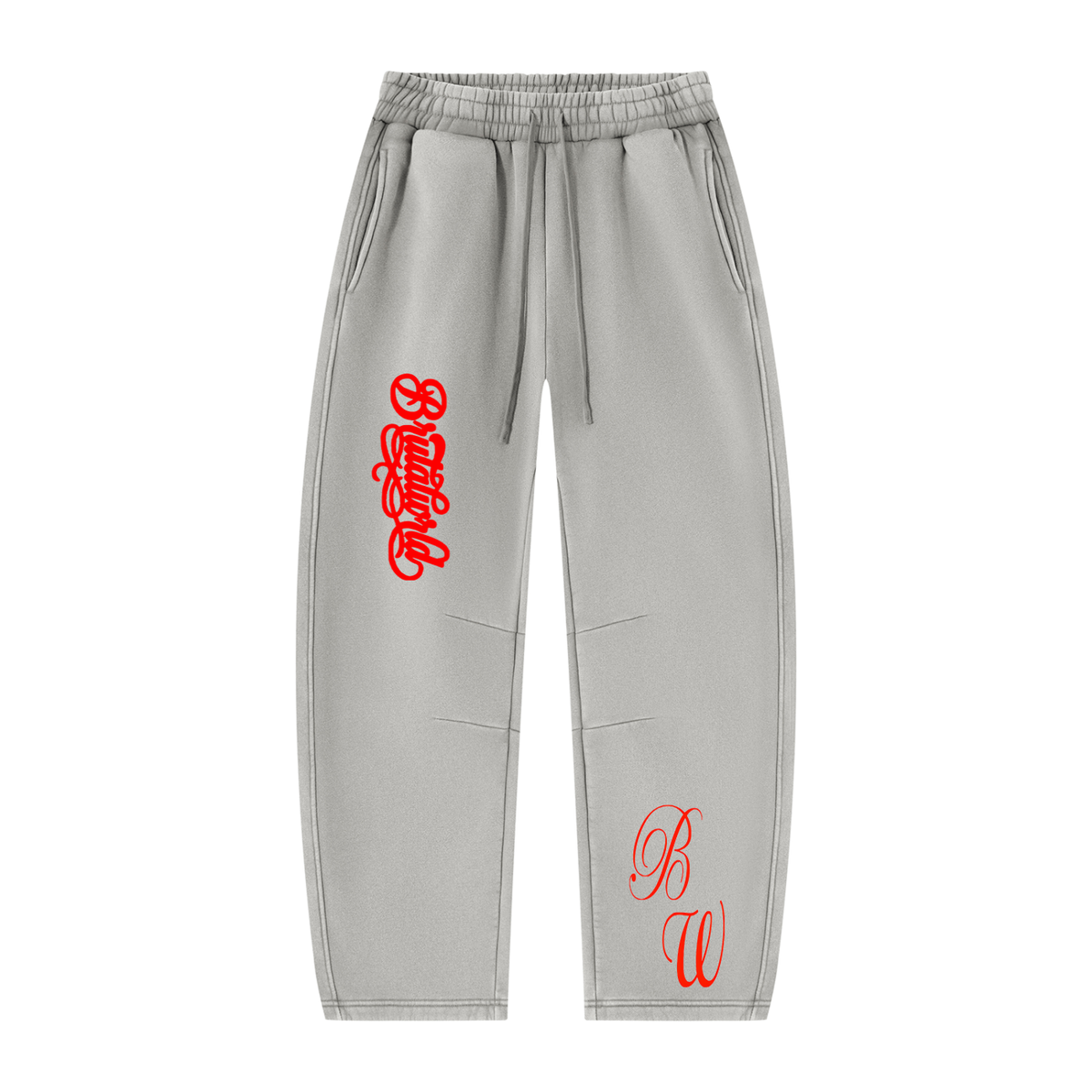 Unisex Vintage Wash Barrel Leg Fleece Sweatpants