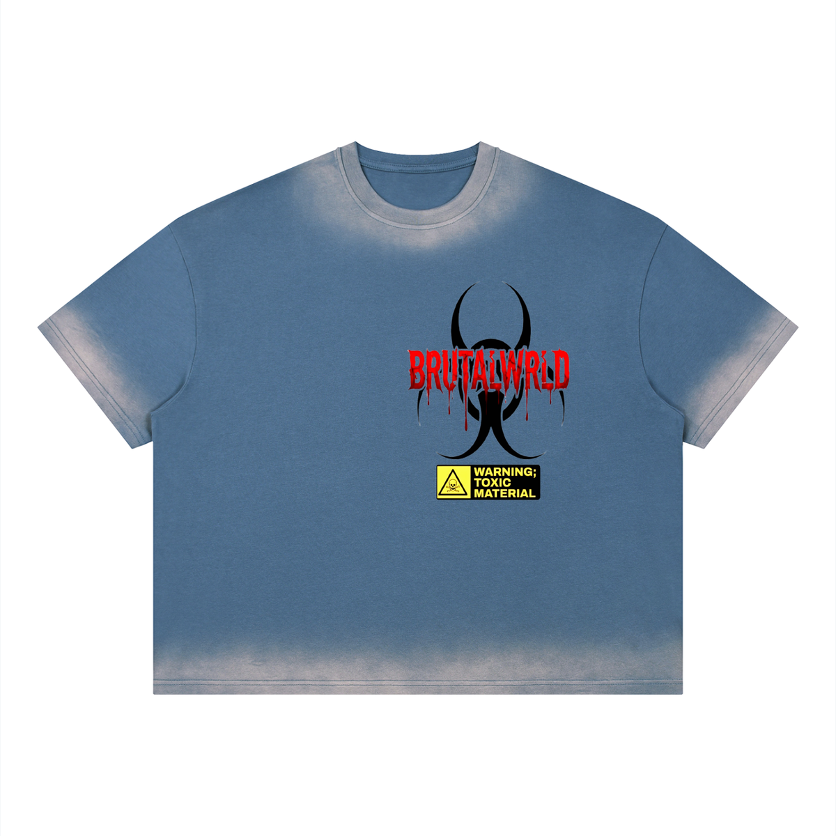 Unisex Boxy Sunfade Vintage Wash T-Shirt