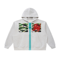 Unisex Oversized Chunky-Zip Boxy Hoodie