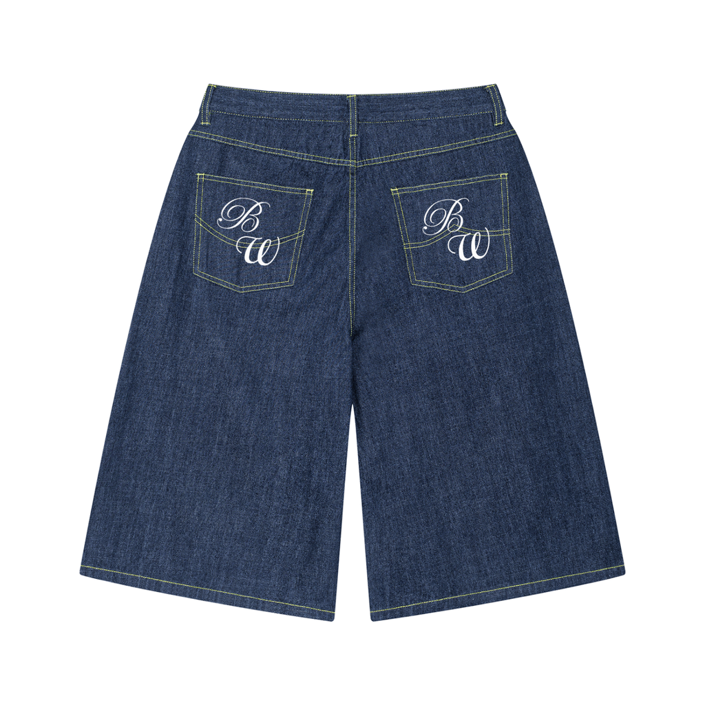Men's Vintage Wash Denim Shorts