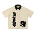 Unisex Color Block Short Sleeve Shirt