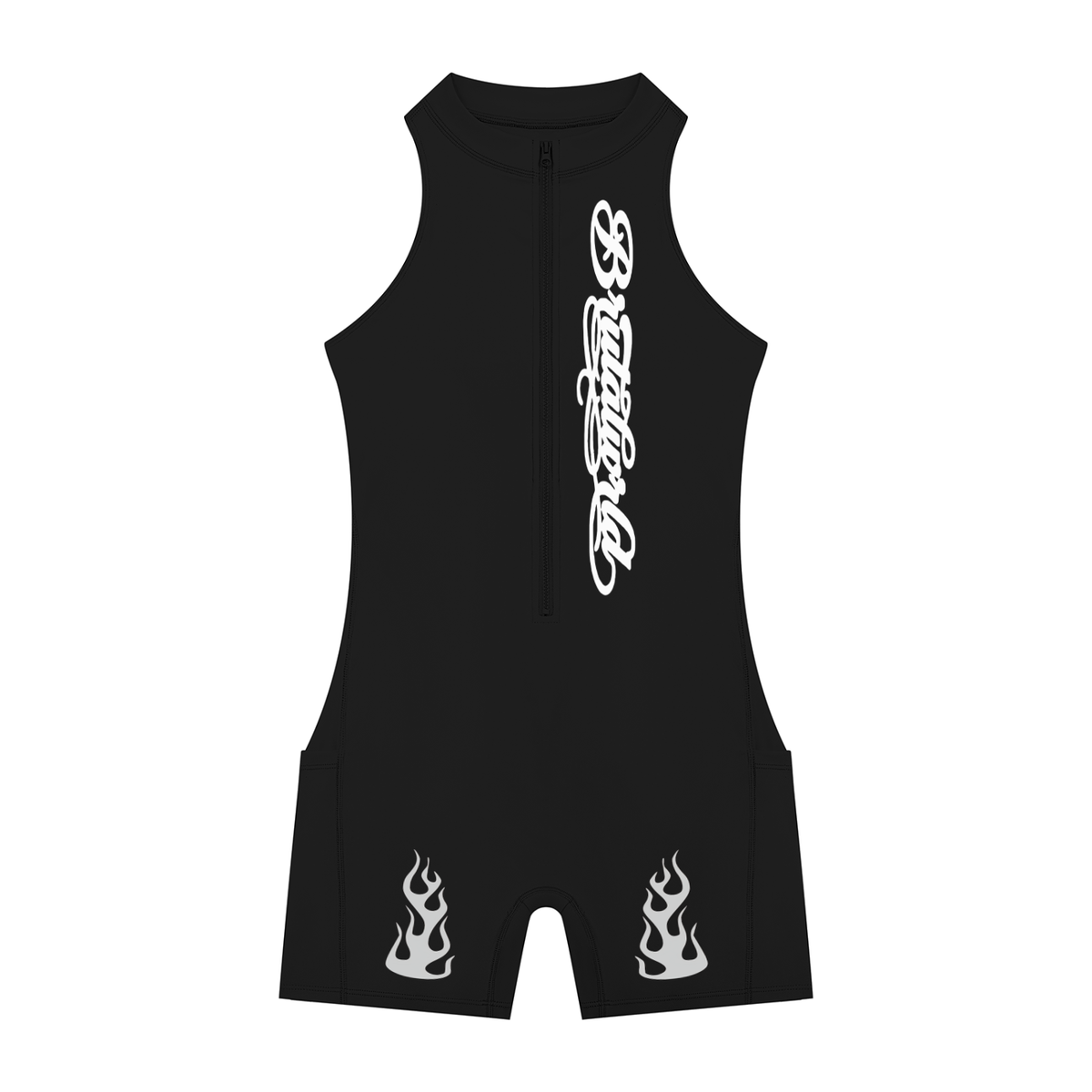 Women’s Quarter-Zip Yoga Romper