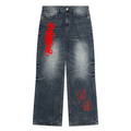 Men's Vintage Wash Denim Jeans