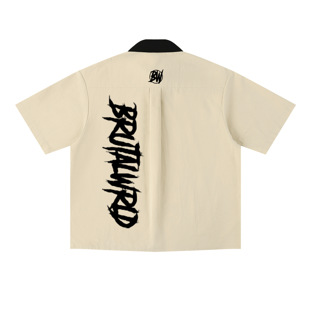 Unisex Color Block Short Sleeve Shirt