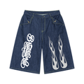 Men's Vintage Wash Denim Shorts