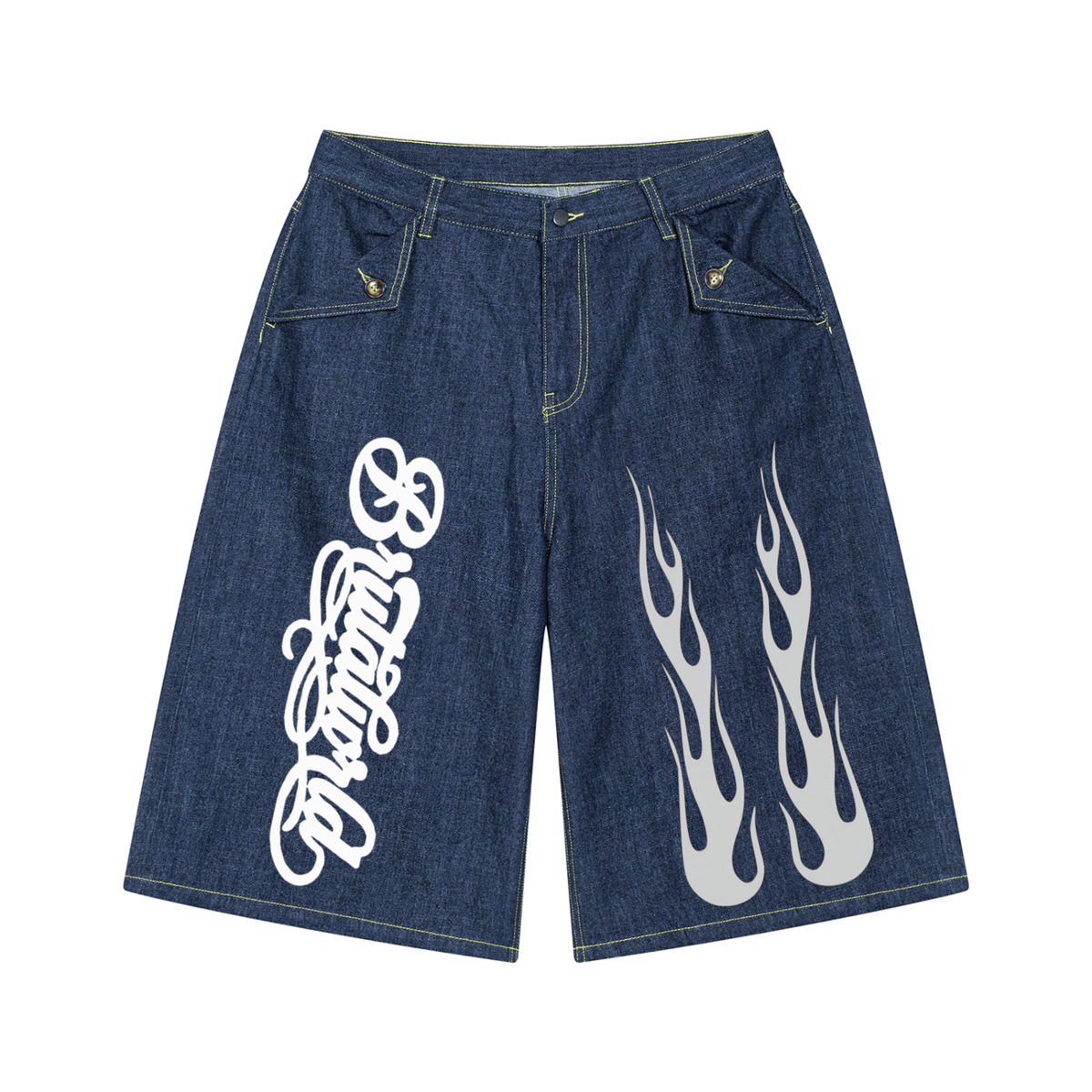 Men's Vintage Wash Denim Shorts