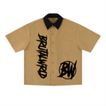 Unisex Color Block Short Sleeve Shirt