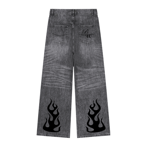 Men's Vintage Wash Denim Jeans