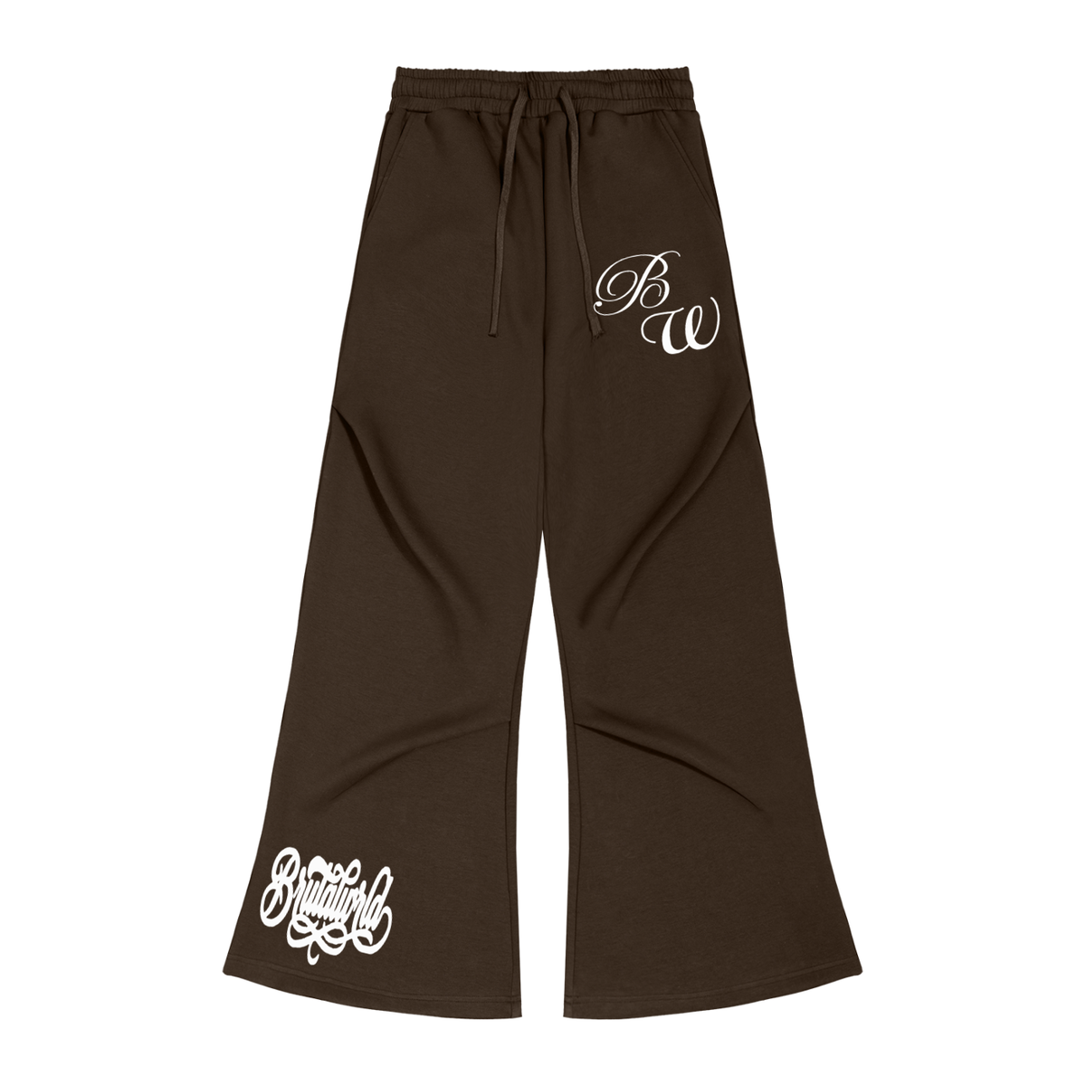 Wide Leg Drawstring Sweatpants