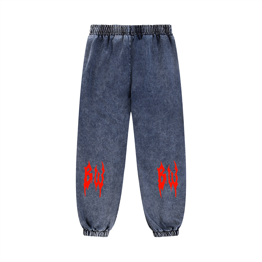 Snow Wash Jogged Sweatpants