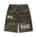 Men's Wide Leg Camo Shorts