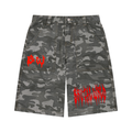 Men's Wide Leg Camo Shorts