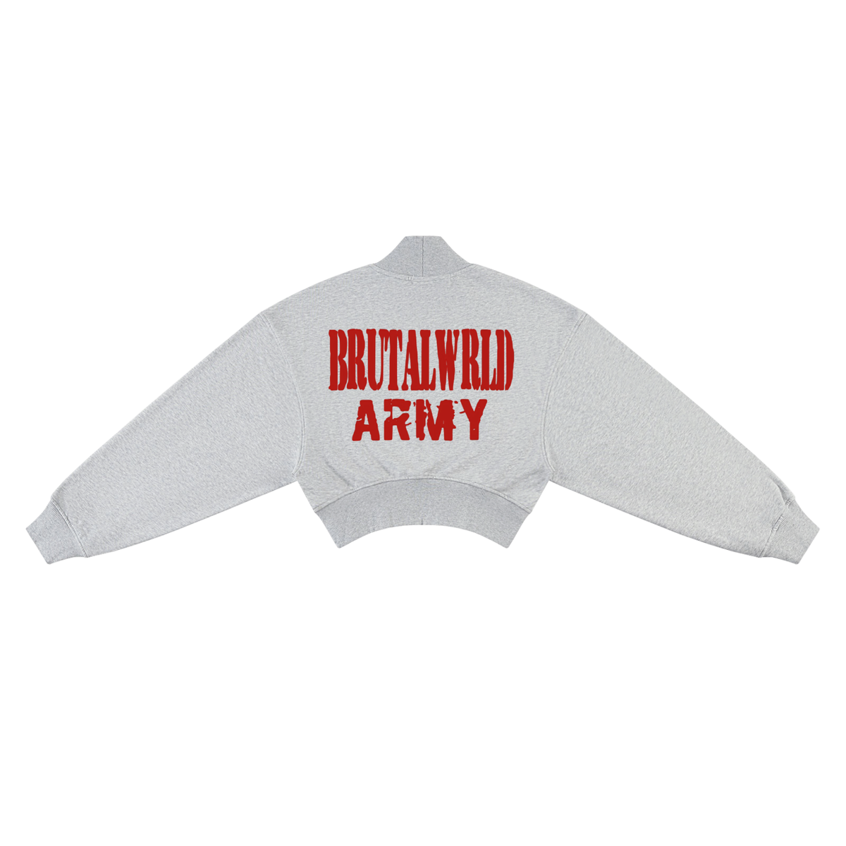 Women's Crop Mock Neck Sweatshirt