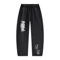 Unisex Vintage Wash Barrel Leg Fleece Sweatpants