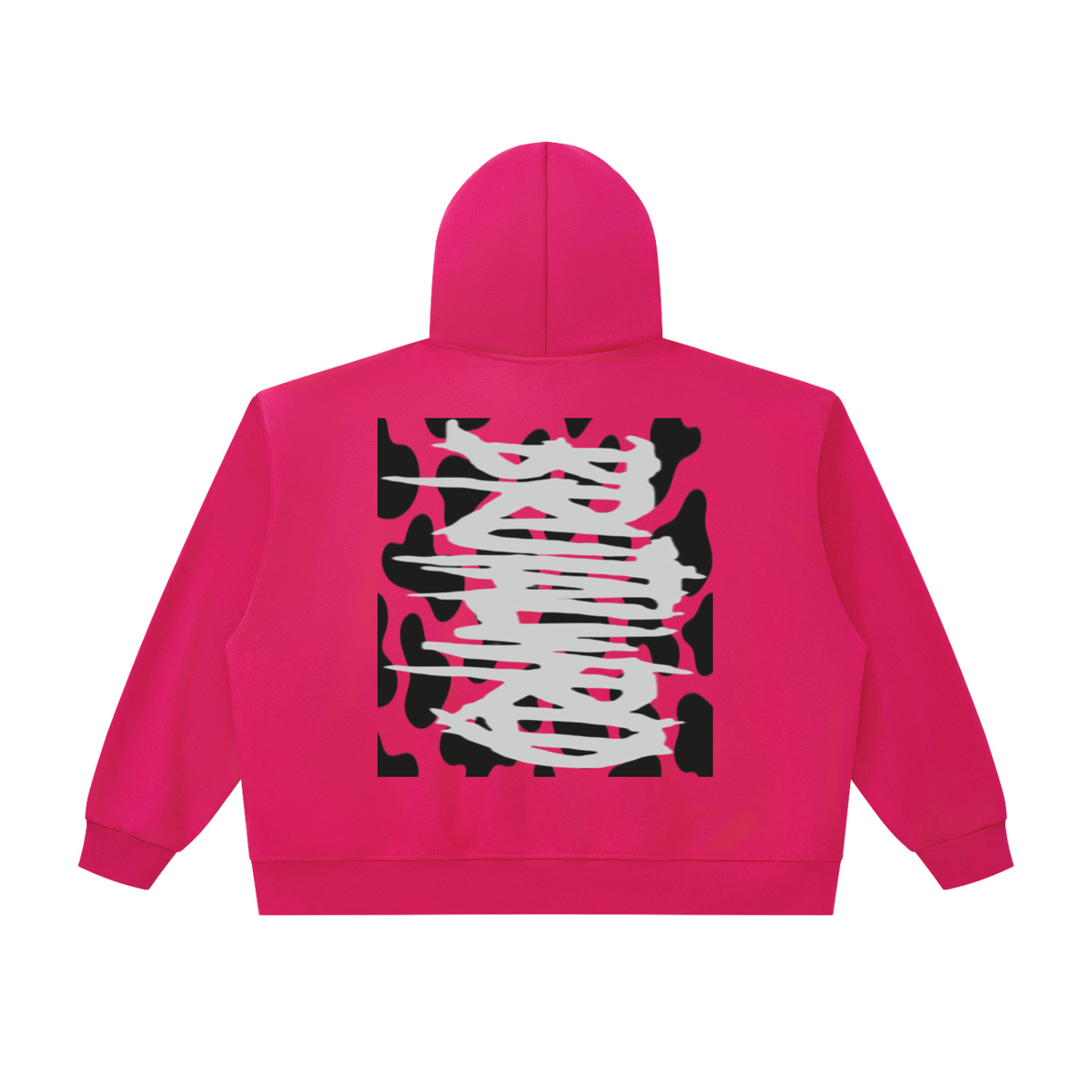 Unisex Oversized Chunky-Zip Boxy Hoodie