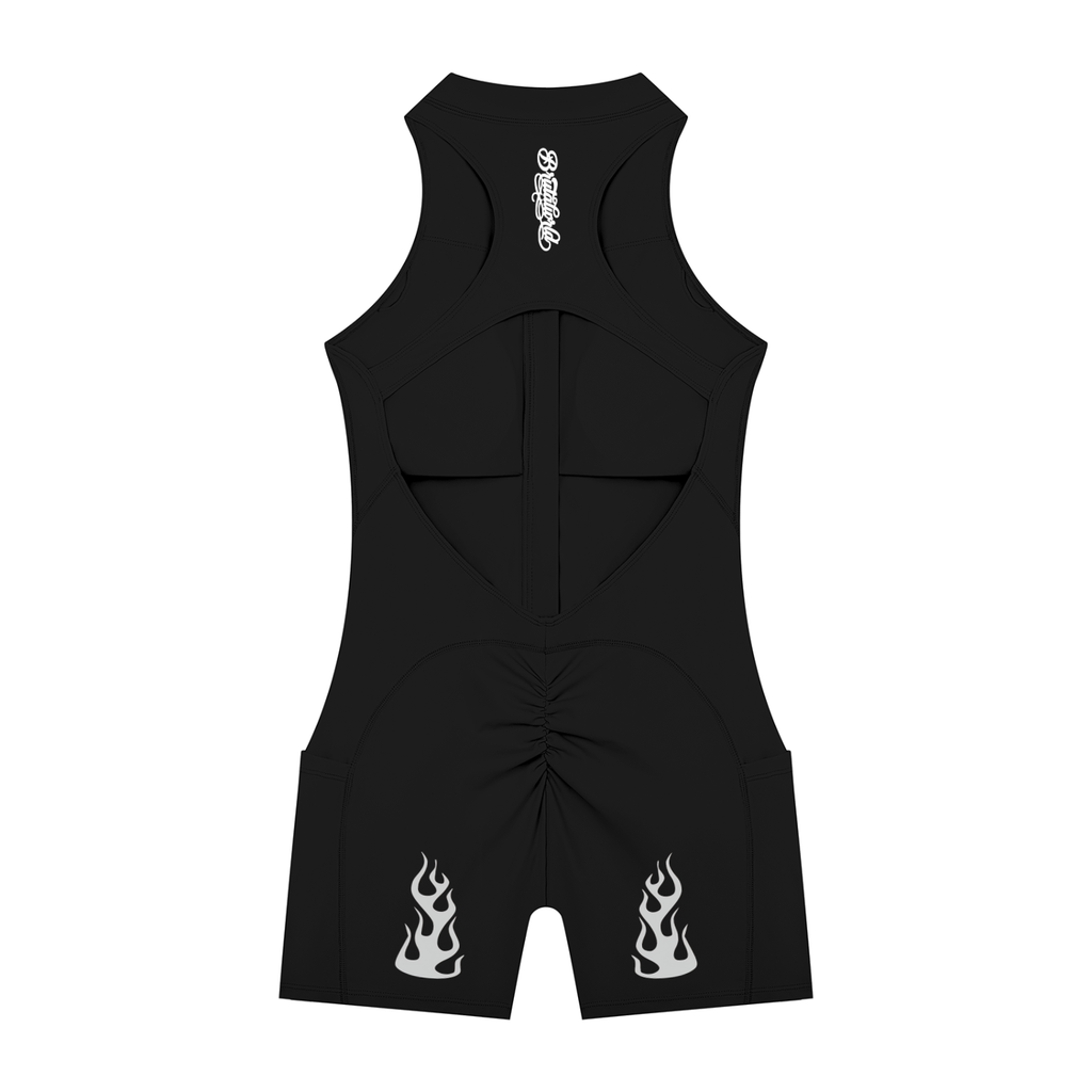 Women’s Quarter-Zip Yoga Romper