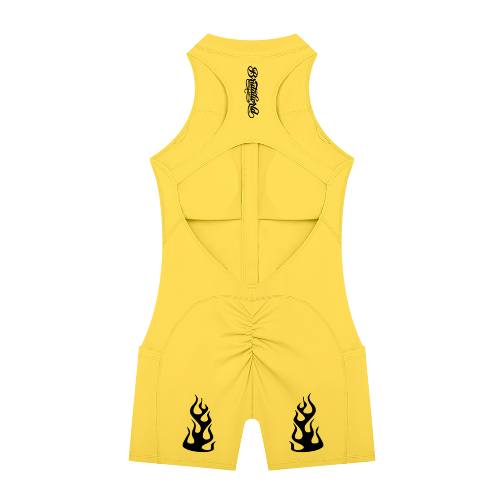 Women’s Quarter-Zip Yoga Romper