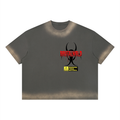 Unisex Boxy Sunfade Vintage Wash T-Shirt