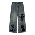 Men's Vintage Wash Denim Jeans