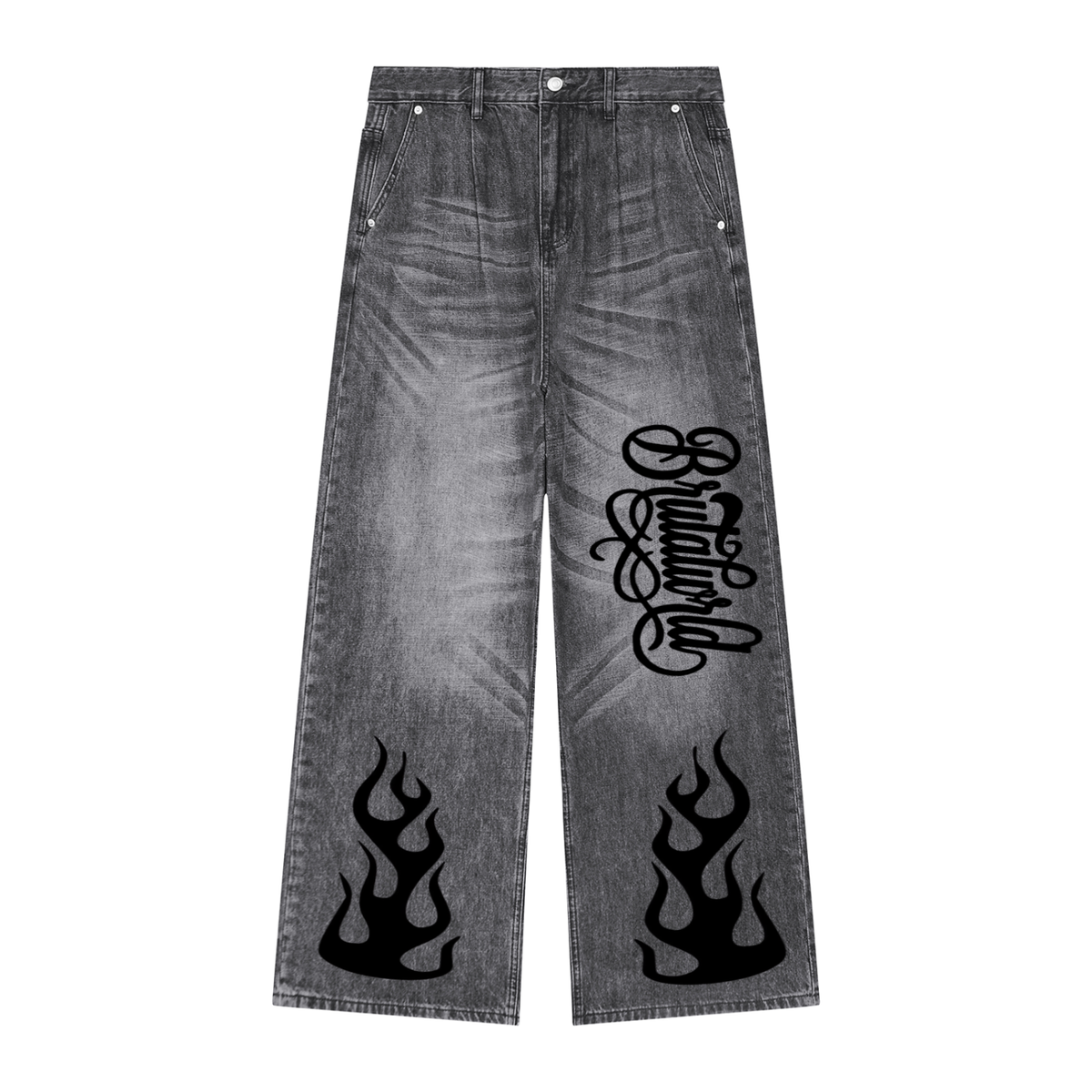 Men's Vintage Wash Denim Jeans
