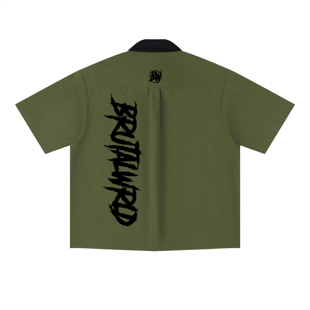 Unisex Color Block Short Sleeve Shirt